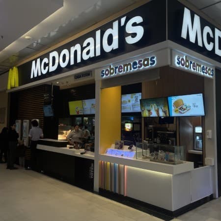 Logo da loja mc donald´s
