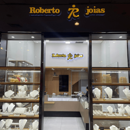 Logo da loja roberto jóias