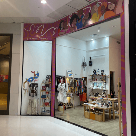 Imagem de interna da loja conexão musas