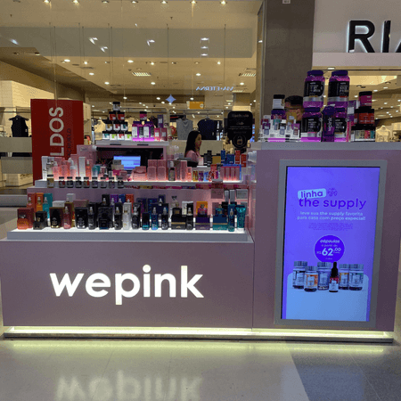 Imagem de interna da loja wepink