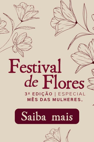 Banner do evento Festival de flores